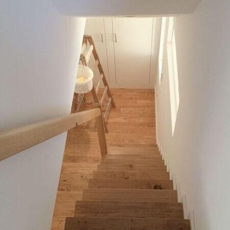 Treppe zum Spitzboden